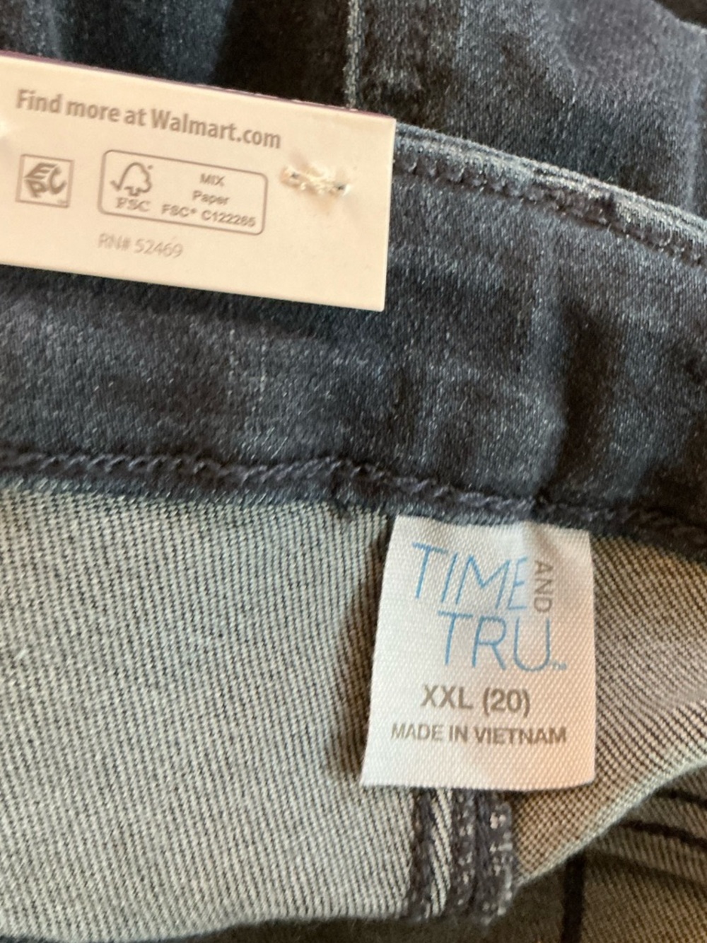 Time and tru skinny denim jeggings - Picture 6 of 6